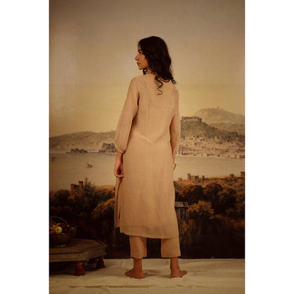 Tatwa Designs Chiku Juhi Yoke Kurta (Set of 3)