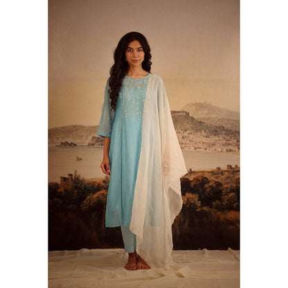 Tatwa Designs Jodhpur Tonal Kurta (Set of 3)