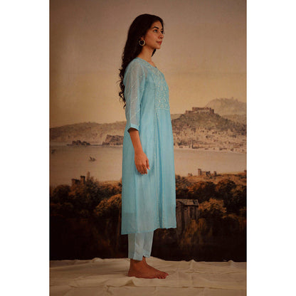 Tatwa Designs Jodhpur Tonal Kurta (Set of 3)