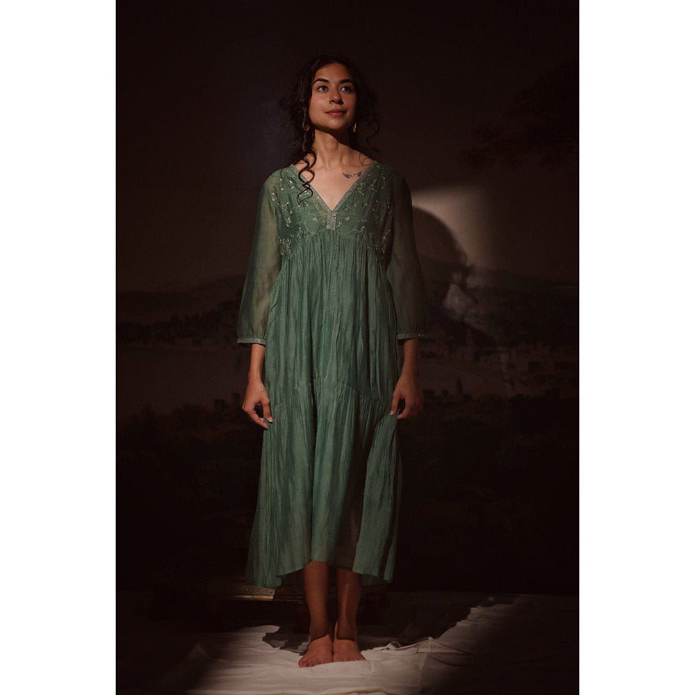 Tatwa Designs Green Midnight Dream Dress (Set of 2)