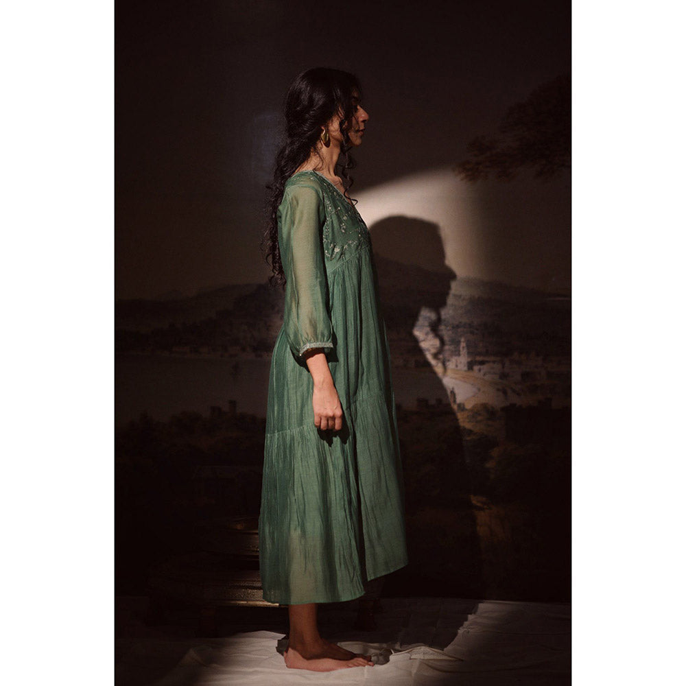 Tatwa Designs Green Midnight Dream Dress (Set of 2)