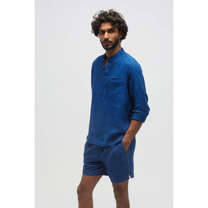 TERRA LUNA Carpo Blue Shirt