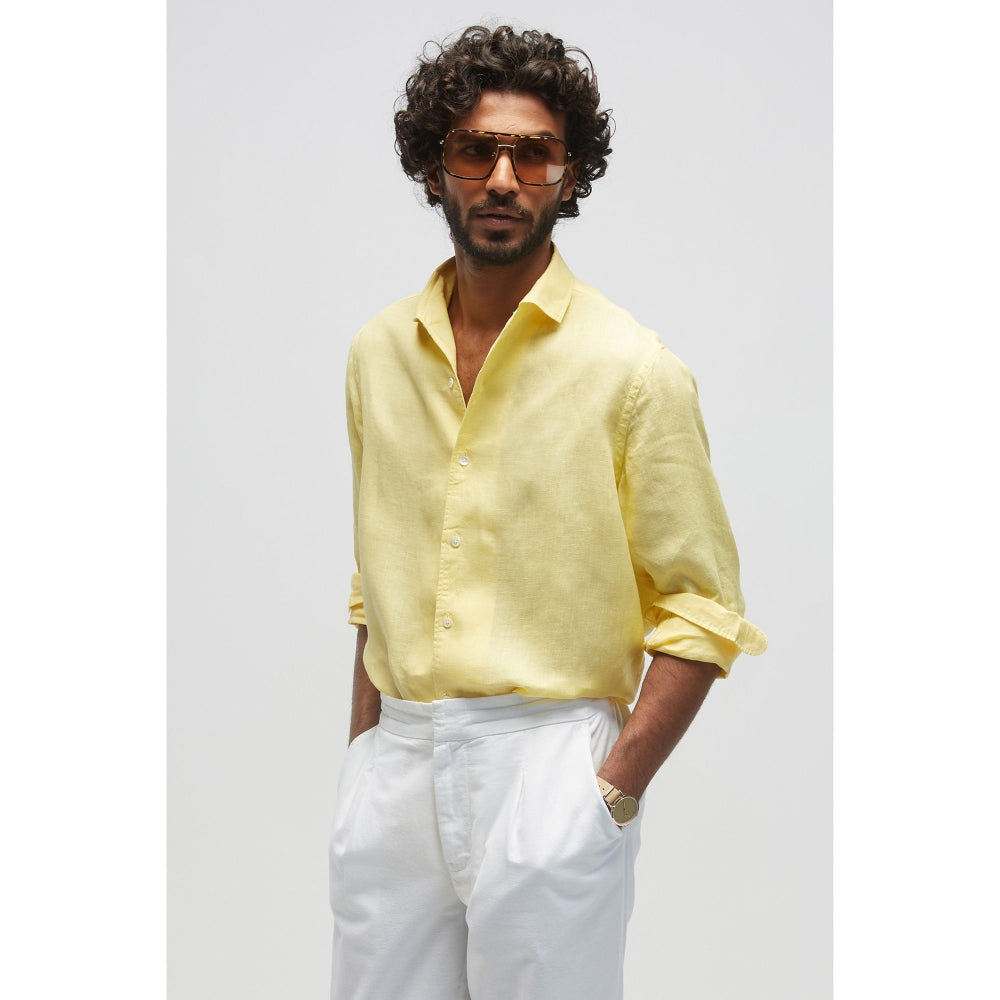 TERRA LUNA Quai Yellow Shirt