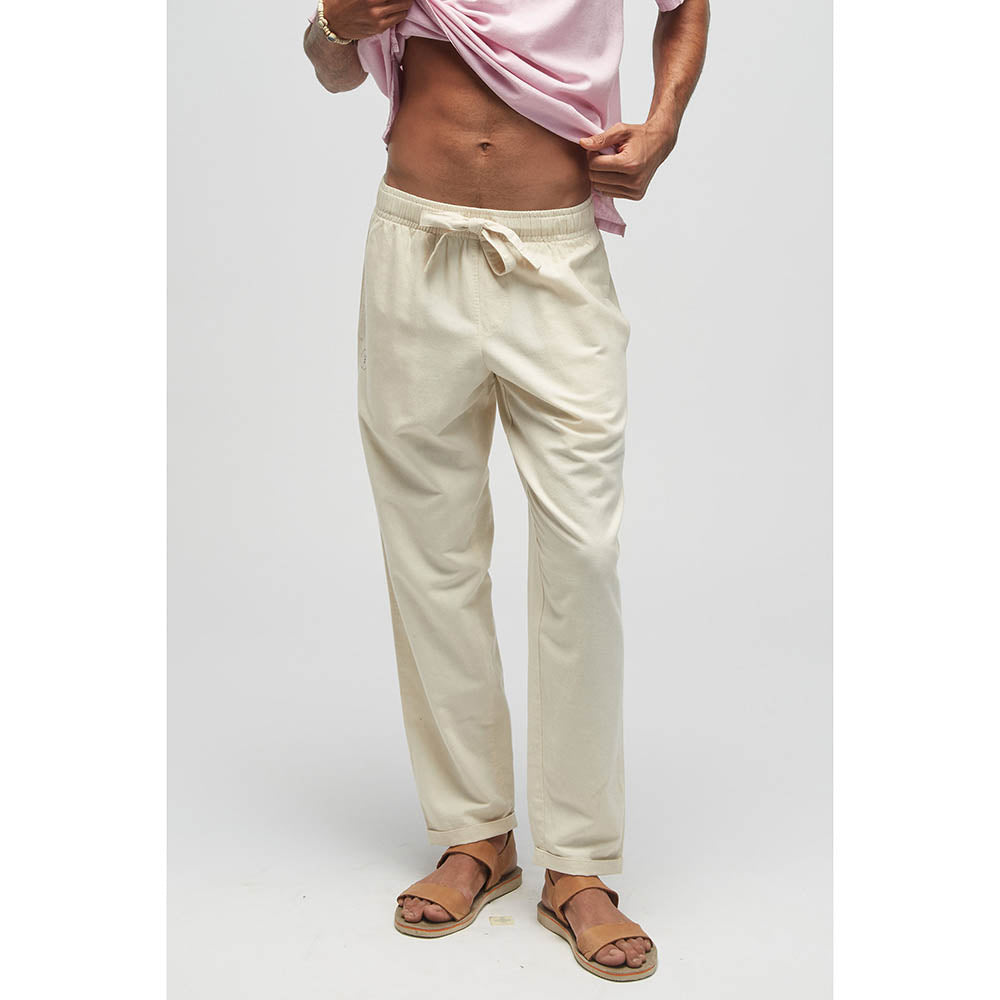 TERRA LUNA Idle Undyed Off White Pant