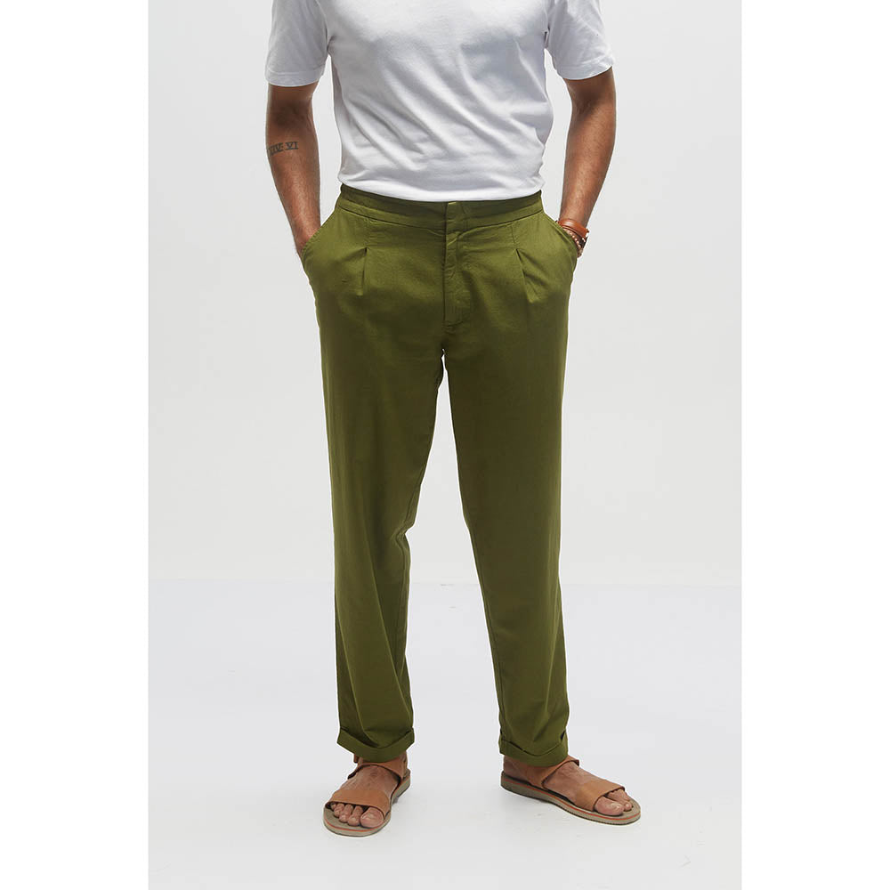TERRA LUNA Larvotto Olive Pant