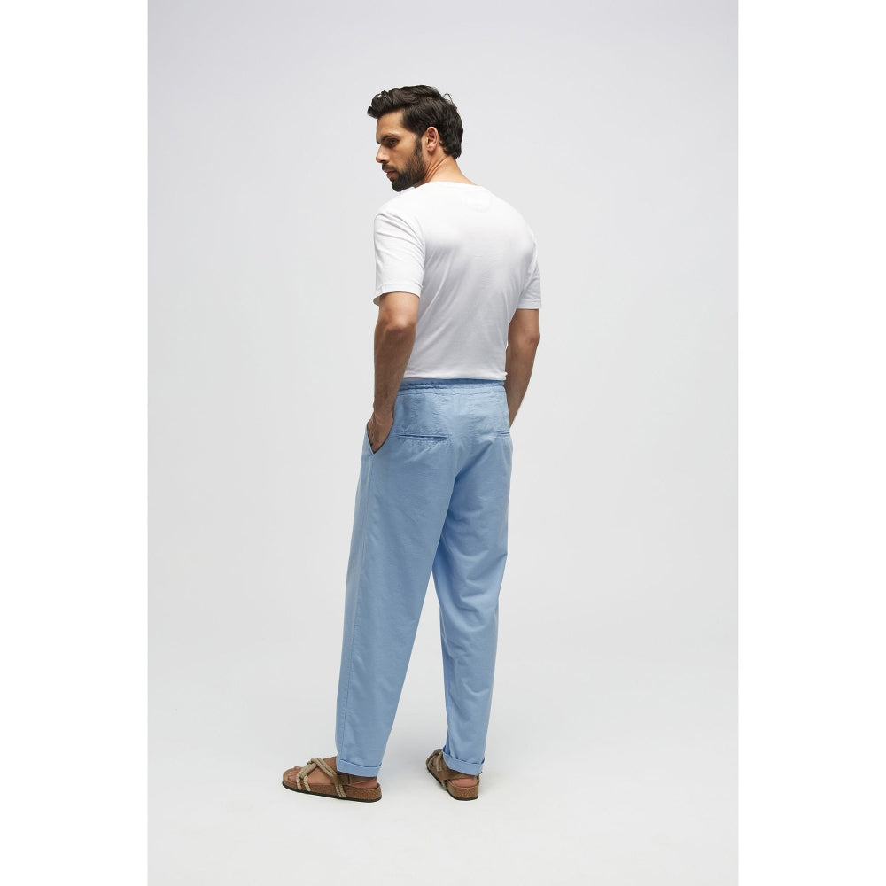 TERRA LUNA Larvotto Dusty Blue Pant