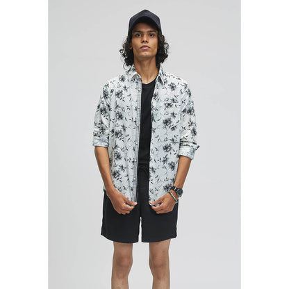 TERRA LUNA Titan Astera Print Casual Shirt