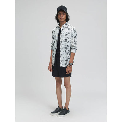 TERRA LUNA Titan Astera Print Casual Shirt