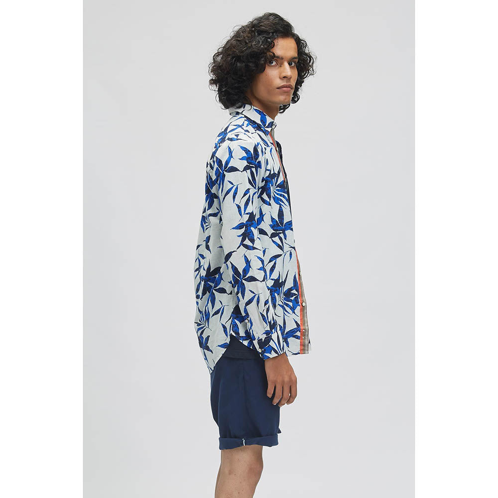 TERRA LUNA Titan Apollo Print Casual Shirt