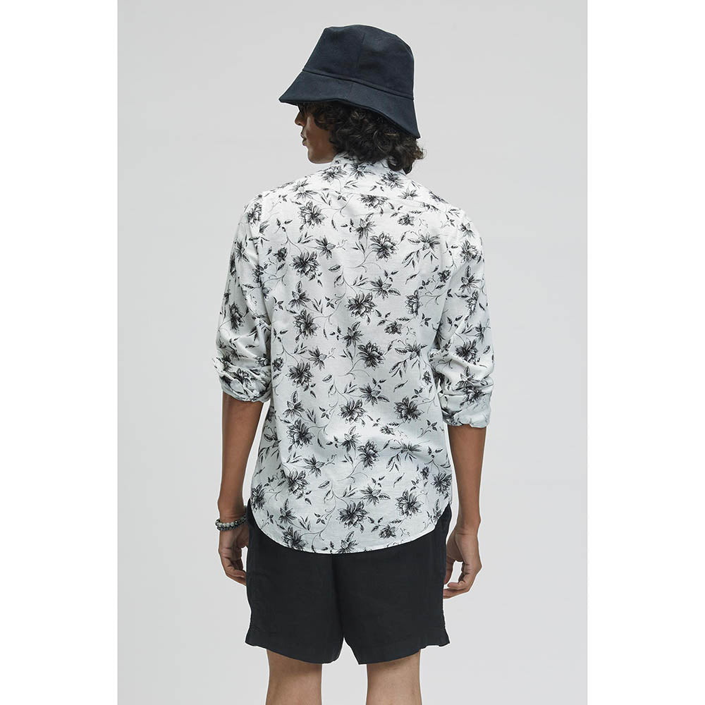 TERRA LUNA Puck Astera Print Casual Shirt