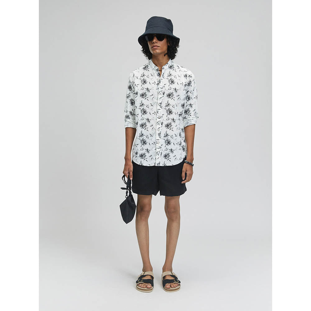 TERRA LUNA Puck Astera Print Casual Shirt