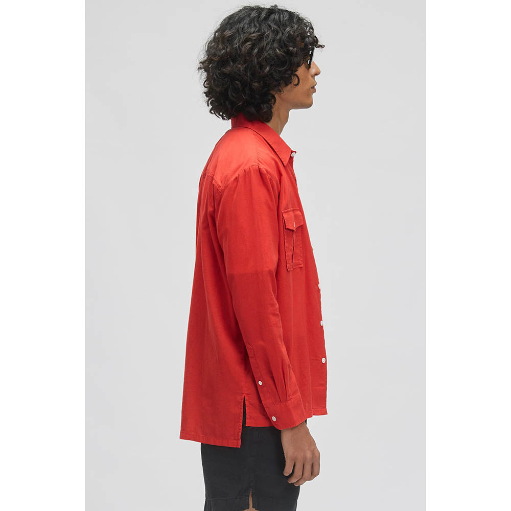 TERRA LUNA Bellatrix Red Casual Shirt