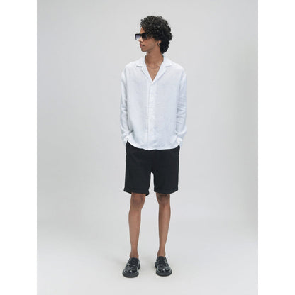 TERRA LUNA Pegasus White Casual Shirt