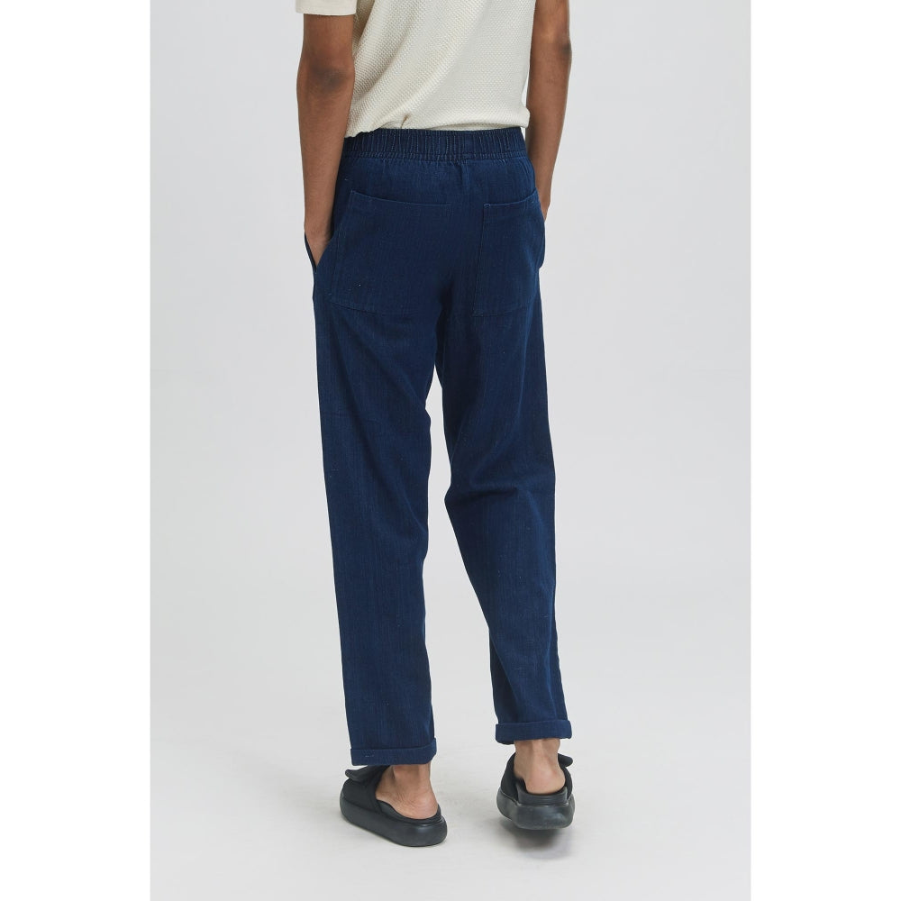 TERRA LUNA Malin Dark Indigo Trousers