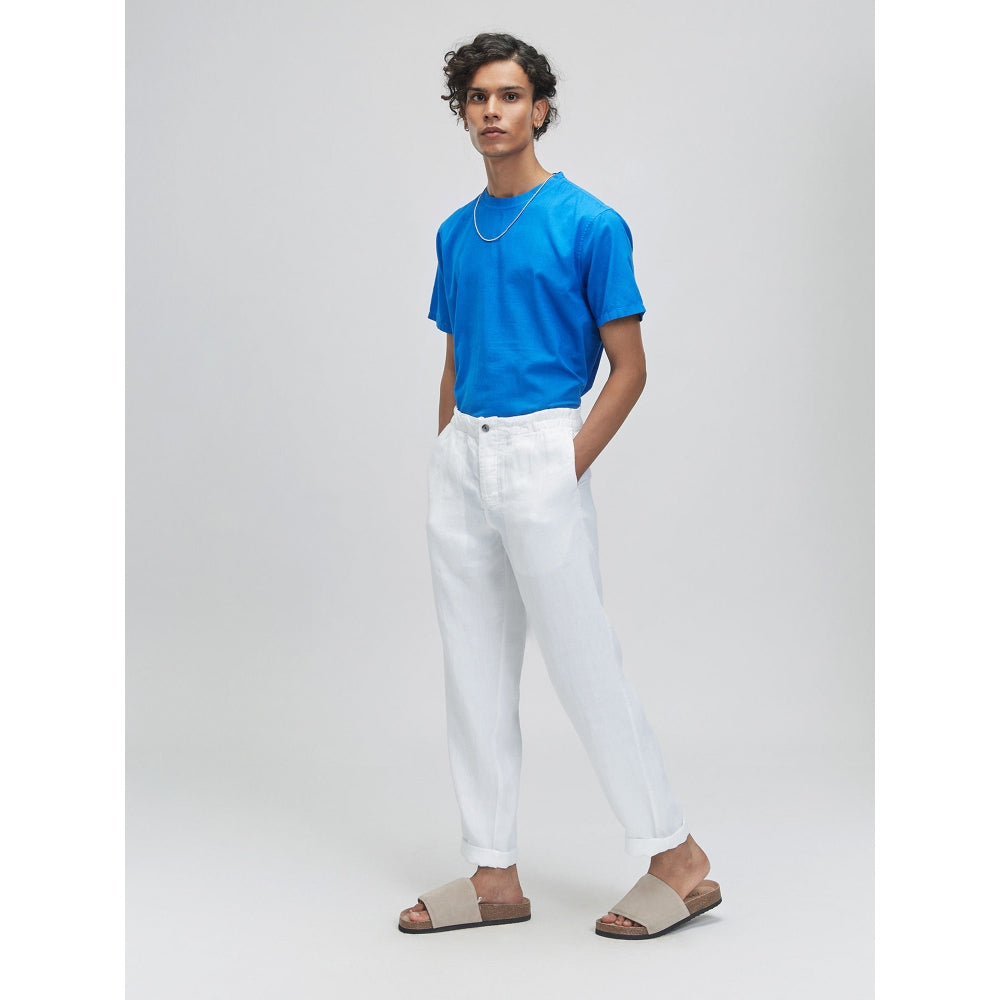 TERRA LUNA Nash White Trousers