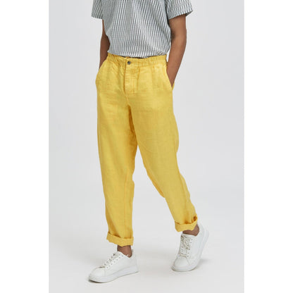 TERRA LUNA Nash Solar Yellow Trousers