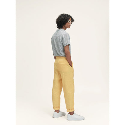 TERRA LUNA Nash Solar Yellow Trousers
