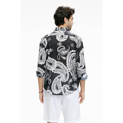 Terra Luna Dante Noir Paisley Shirt