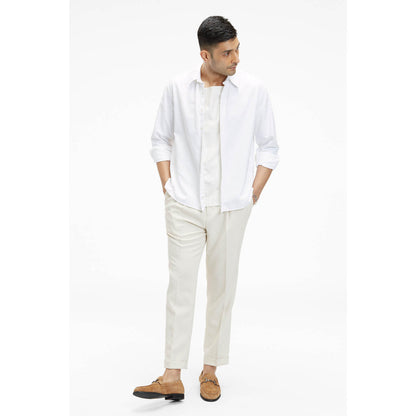 Terra Luna Zouk White Astro Sheen Shirt