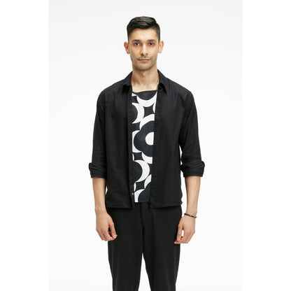 Terra Luna Zouk Black Moonglow Black Shirt