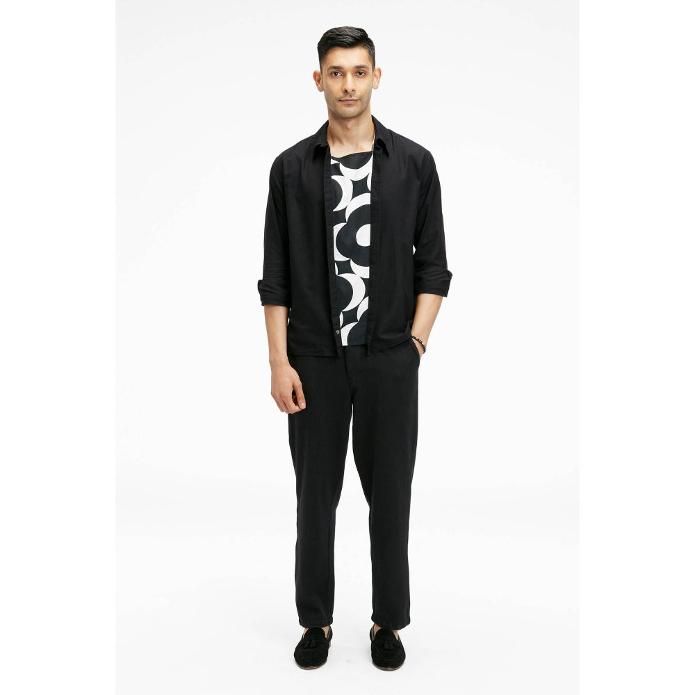 Terra Luna Zouk Black Moonglow Black Shirt