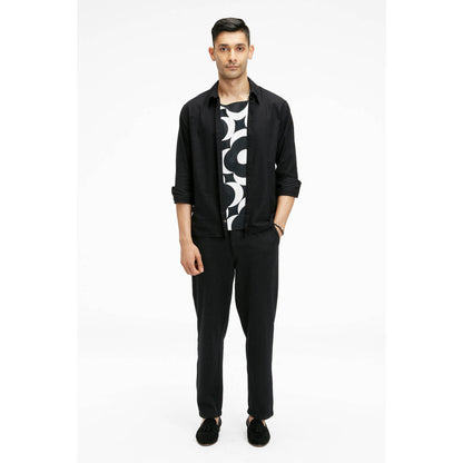 Terra Luna Zouk Black Moonglow Black Shirt