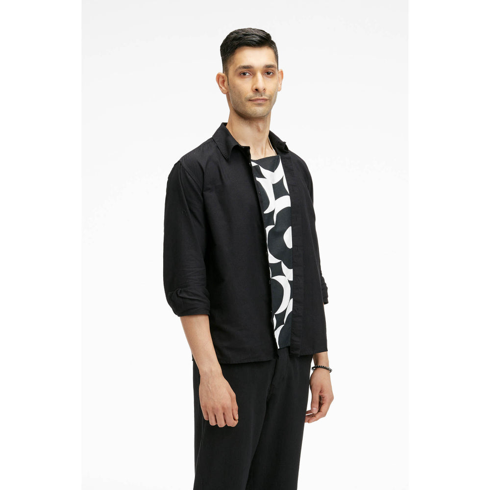 Terra Luna Zouk Black Moonglow Black Shirt