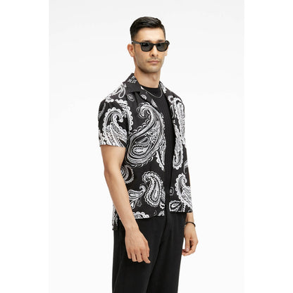 Terra Luna Palawan Noir Paisley Shirt