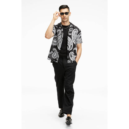 Terra Luna Palawan Noir Paisley Shirt