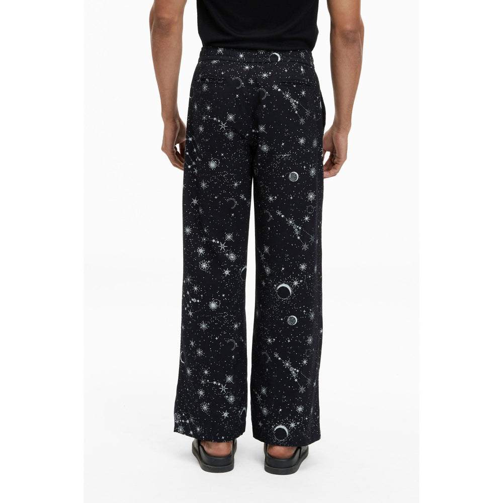 TERRA LUNA Tao Ecofoil Sparkle Black Trouser