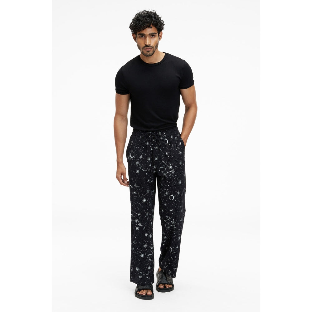 TERRA LUNA Tao Ecofoil Sparkle Black Trouser