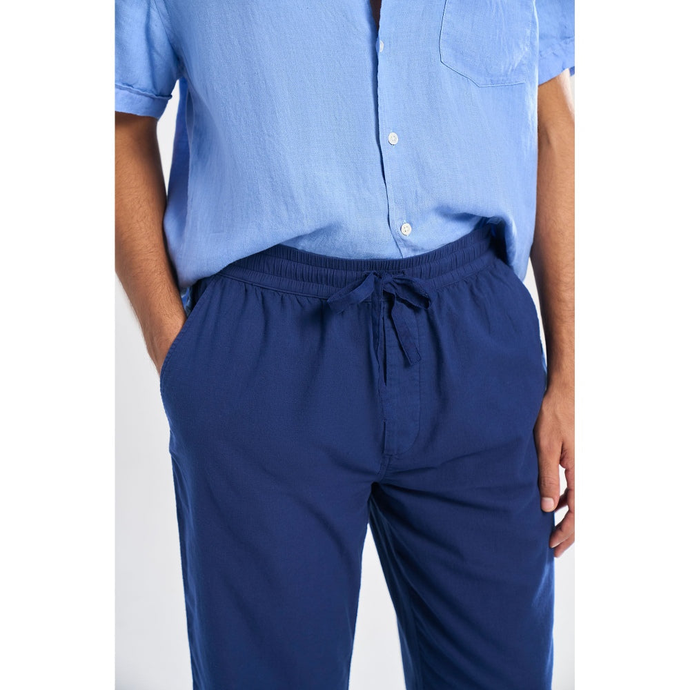 TERRA LUNA Blue Tao Casual Trousers