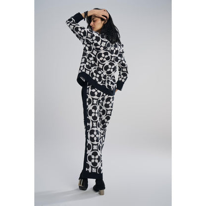 TERRA LUNA Women's Black Java 100% Cotton Full Sleeve Shirt