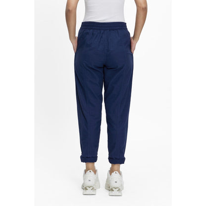 TERRA LUNA Blue Solid/Plain Naipan Pant