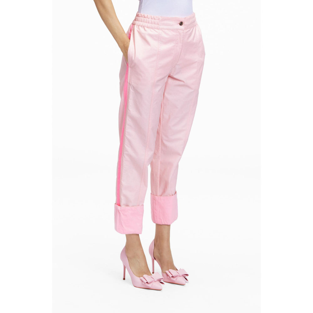 TERRA LUNA Pink Solid/Plain Naipan Pant