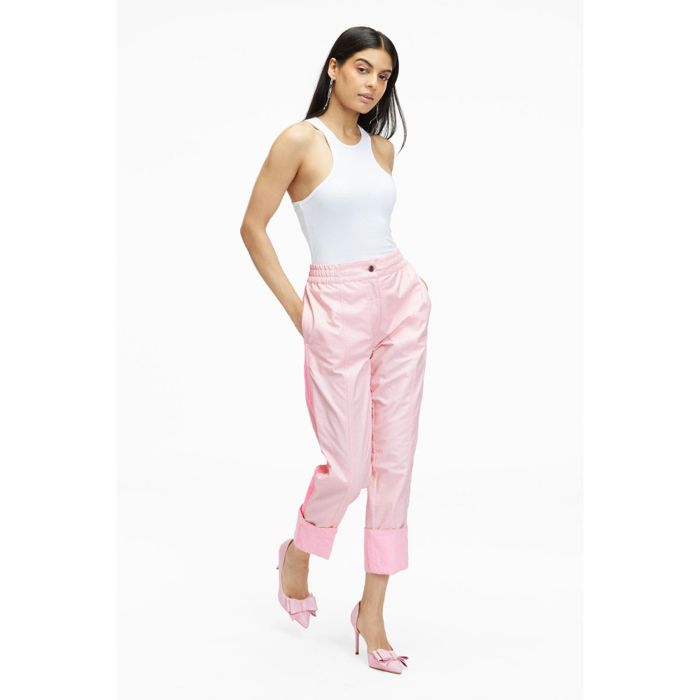TERRA LUNA Pink Solid/Plain Naipan Pant