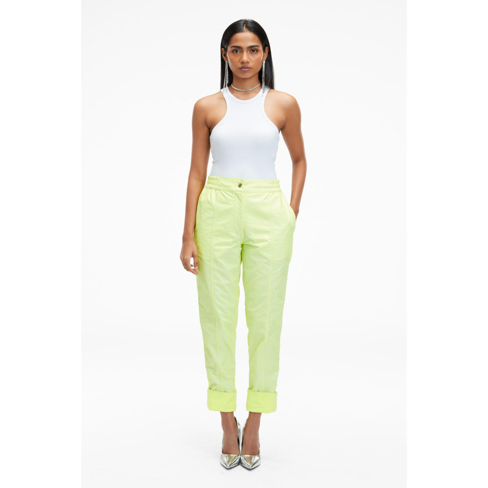 TERRA LUNA Yellow Solid/Plain Naipan Pant