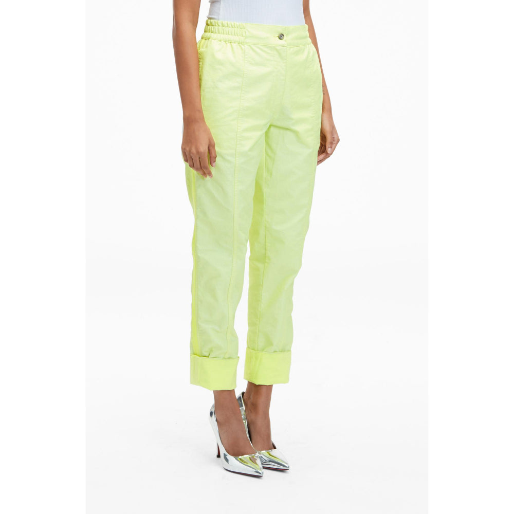 TERRA LUNA Yellow Solid/Plain Naipan Pant