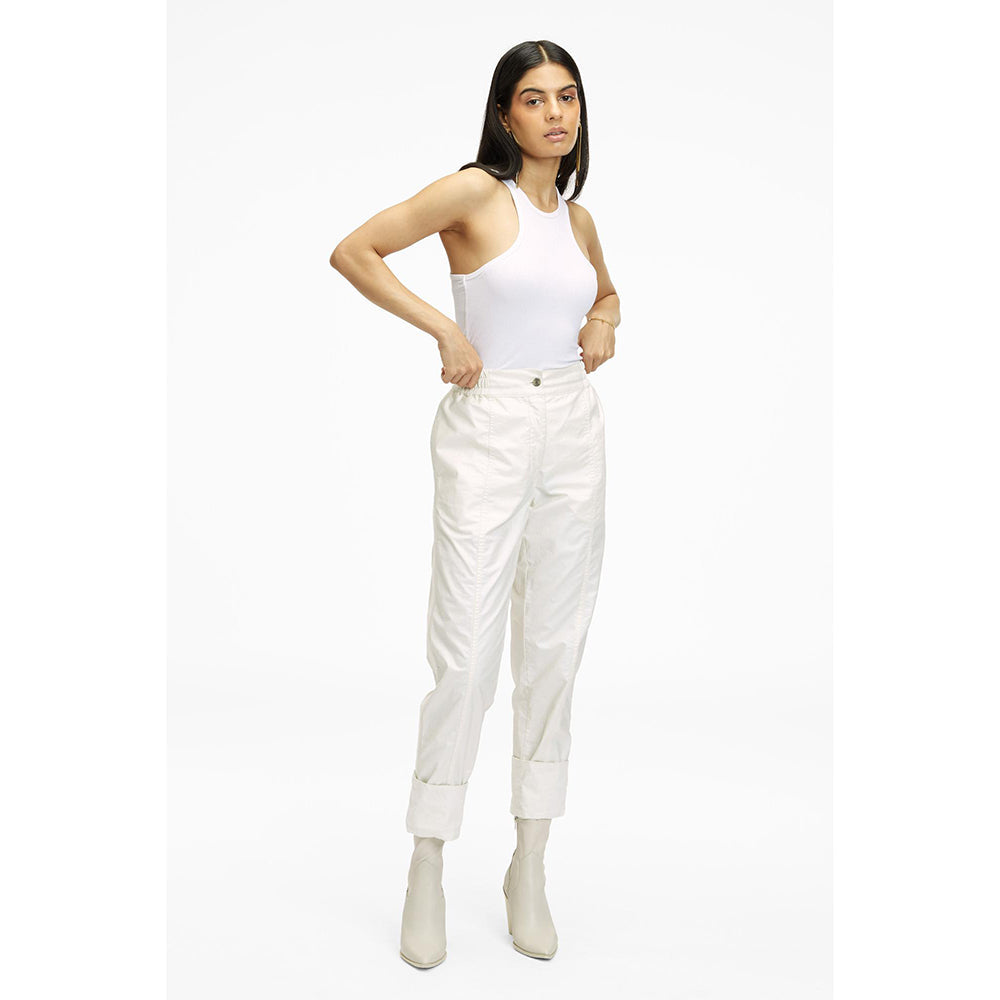 TERRA LUNA White Solid/Plain Naipan Pant