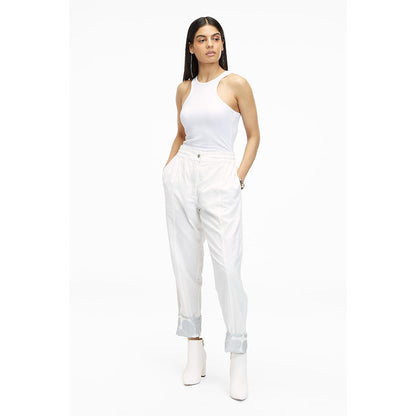 TERRA LUNA Yellow Printed Naipan Pant