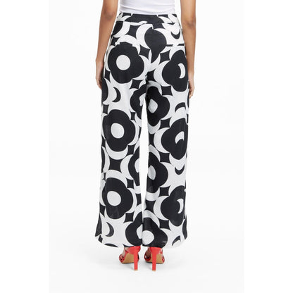 TERRA LUNA Black Printed Nova Pant