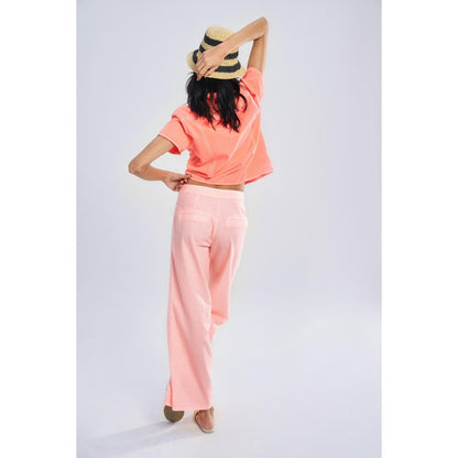 TERRA LUNA Peach Stripes Nova Pant