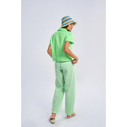 TERRA LUNA Green Stripes Nova Pant