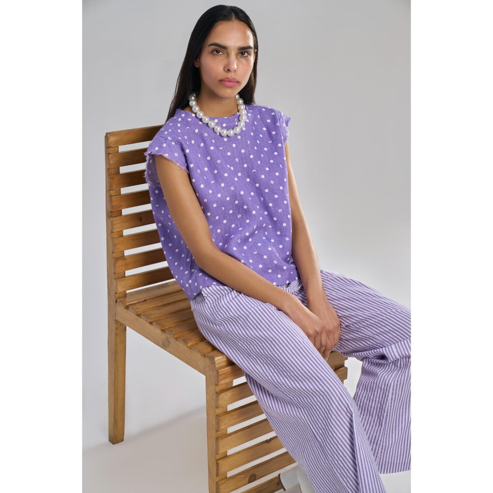 TERRA LUNA Lavender Stripes Nova Pant