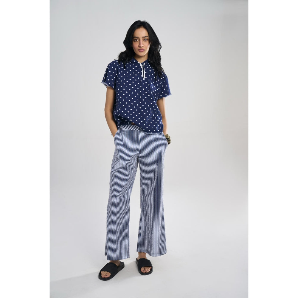 TERRA LUNA Blue Stripes Nova Pant
