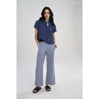 TERRA LUNA Blue Stripes Nova Pant