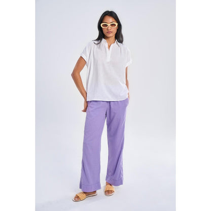 TERRA LUNA Lavender Solid/Plain Jolo Pant