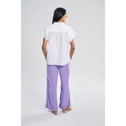TERRA LUNA Lavender Solid/Plain Jolo Pant
