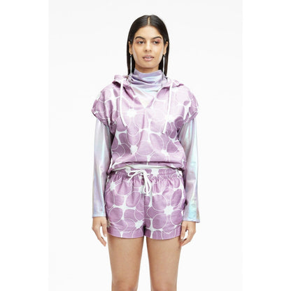 TERRA LUNA Riobo Purple Printed Hoodie