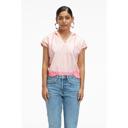 TERRA LUNA Riobo Pink Solid Hoodie
